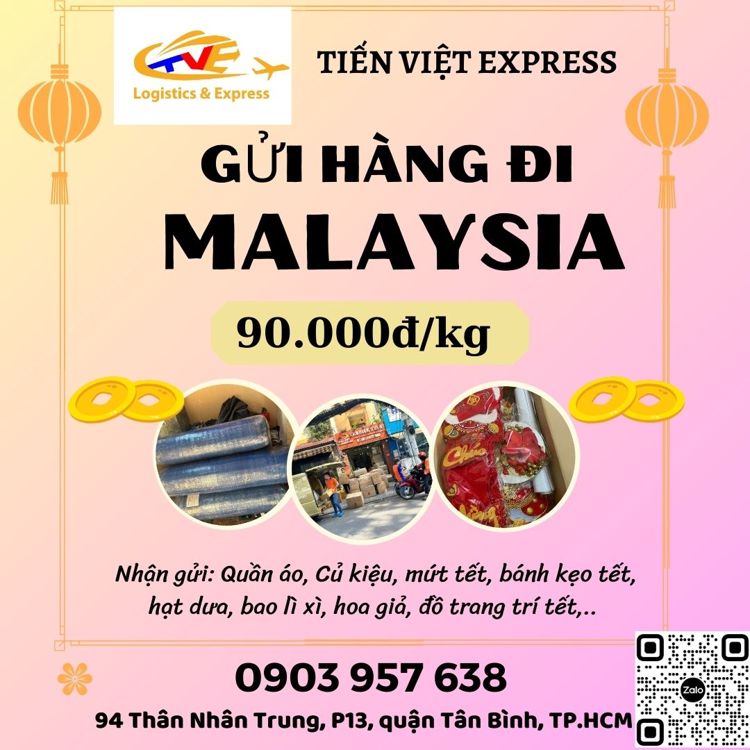 Gửi hàng đi Malaysia - Tiến Việt Express